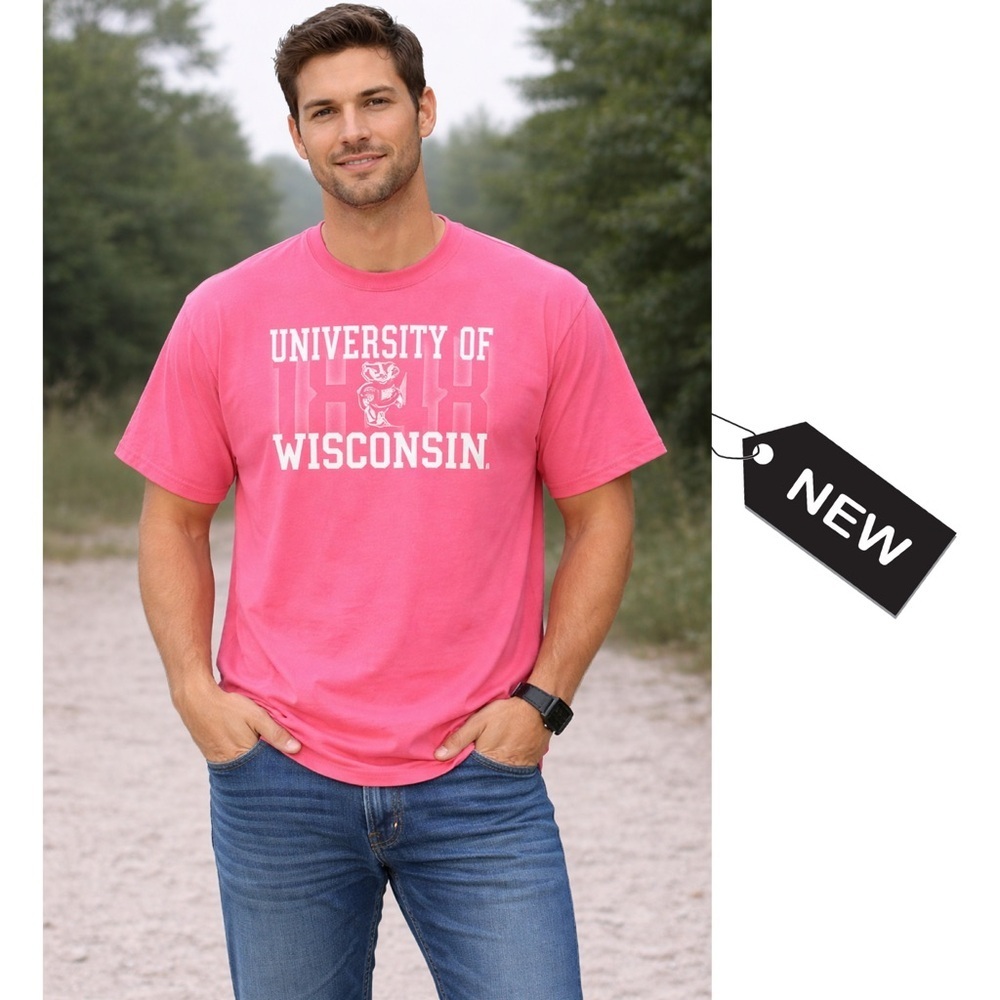 NWT university of Wisconsin short sleeve T-shirt